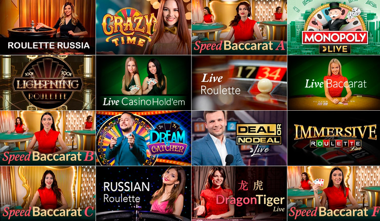 Игры с живыми дилерами в Casino X