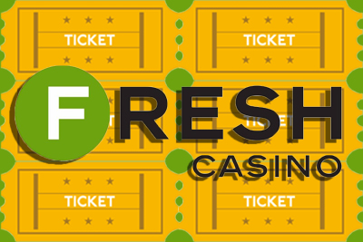 Казино Fresh проводит лотерею Lucky Ticket с призовым фондом в $1200