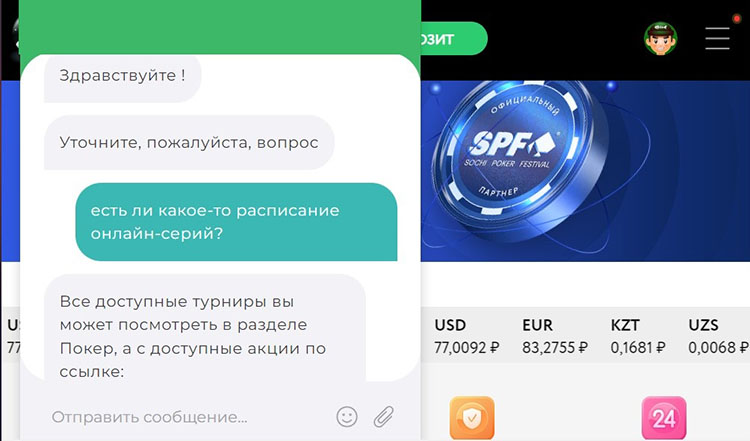 Техподдержка рума